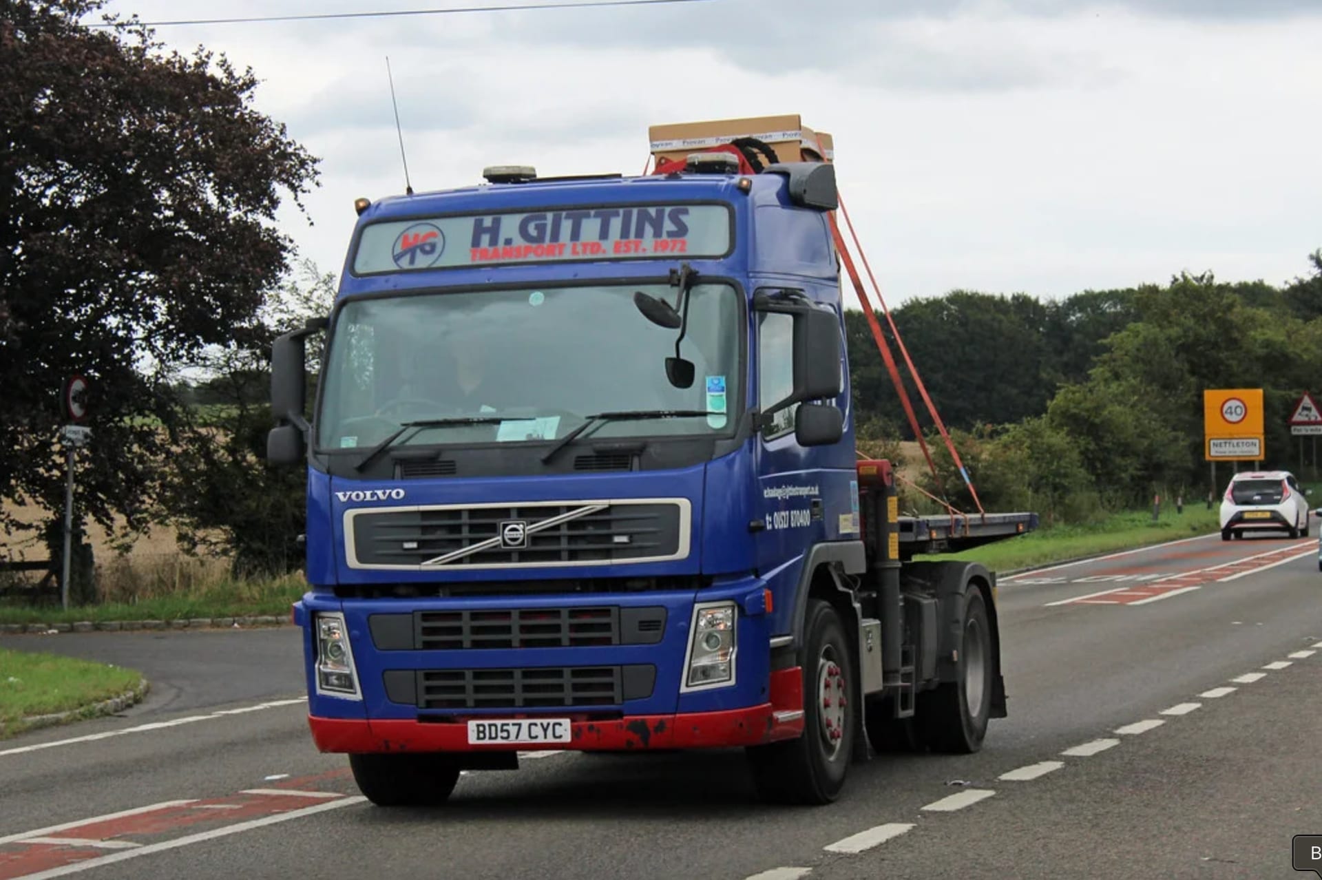 The H. Gittins Transport yard at Aston Fields